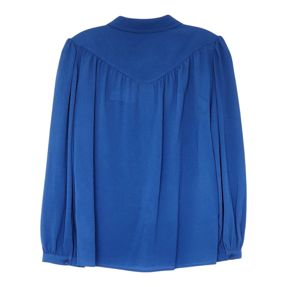 & Other Stories Blue Button Down Blouse Shirt Women's Size 6 NEW - Picture 3 of 6